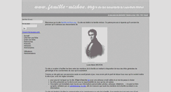 Desktop Screenshot of famille-michon.org